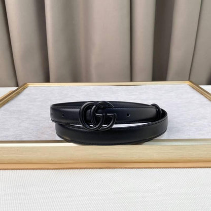 GUCCI Embellished coated-canvas and leather belt &