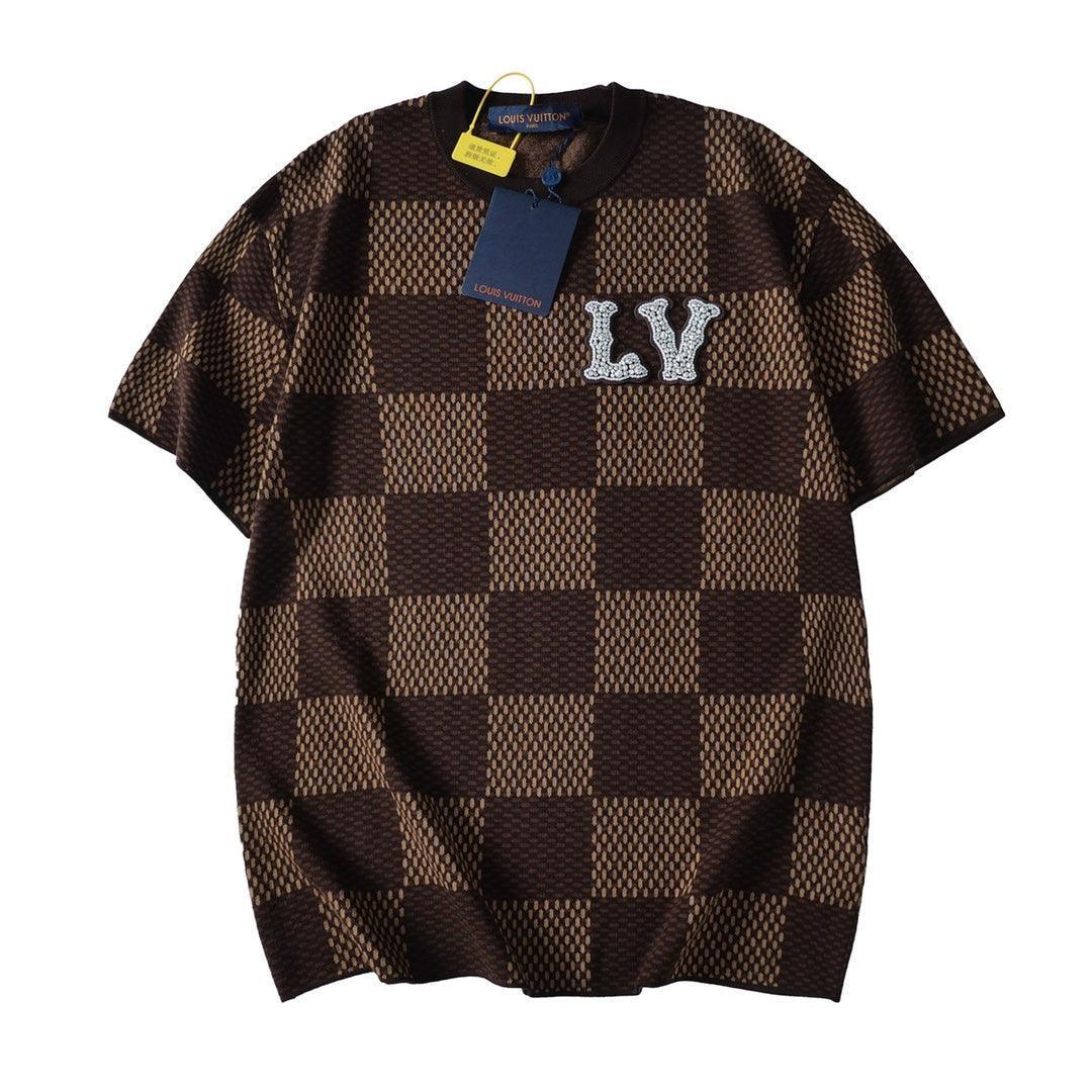 Louis Vuitton Damier T-Shirt Without Collar &