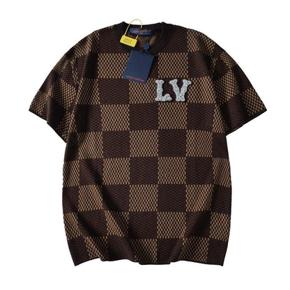 Louis Vuitton Damier T-Shirt Without Collar &