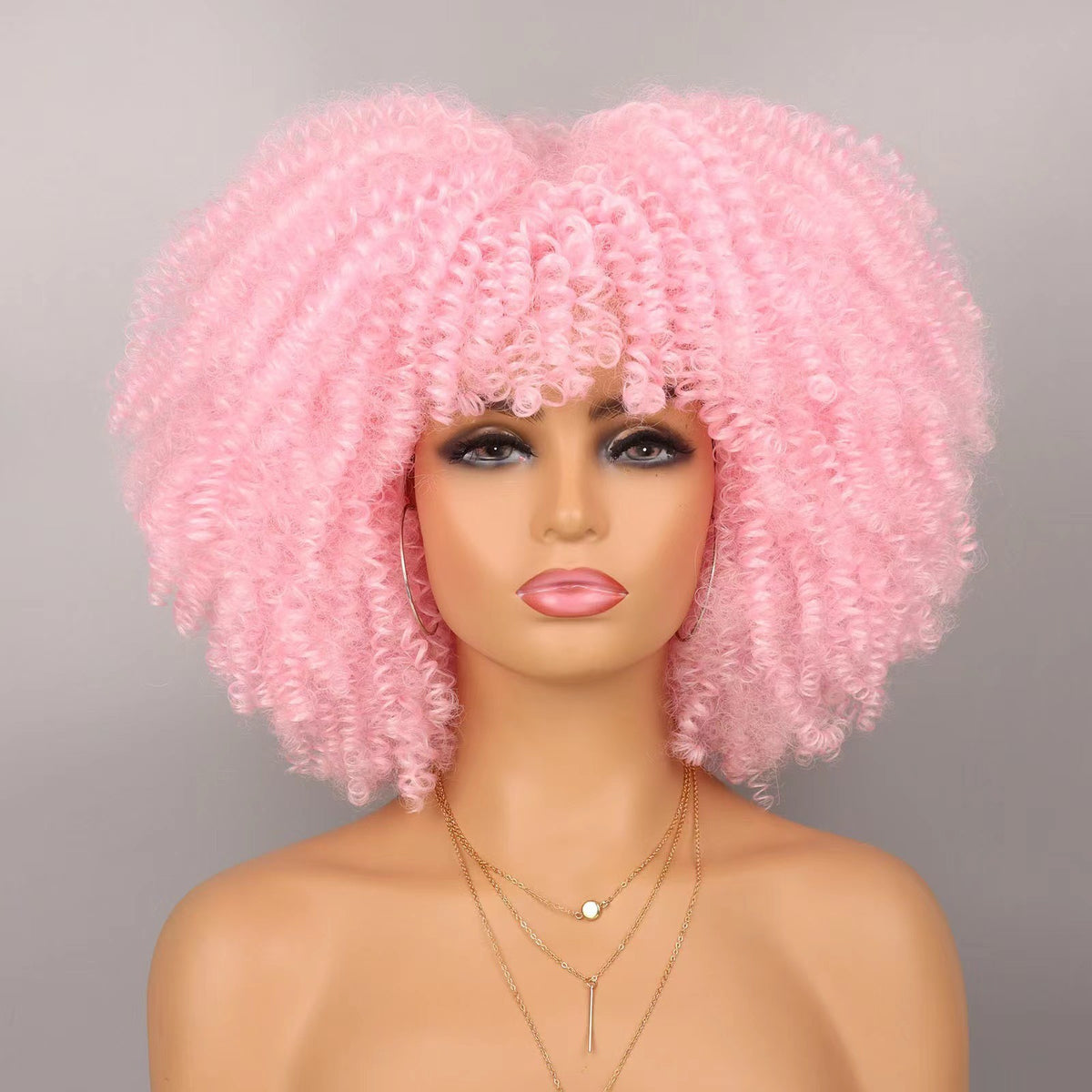 Short Curly Synthetic Wigs