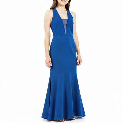 Jump Juniors Mesh-Inset Gown, Size 11/12