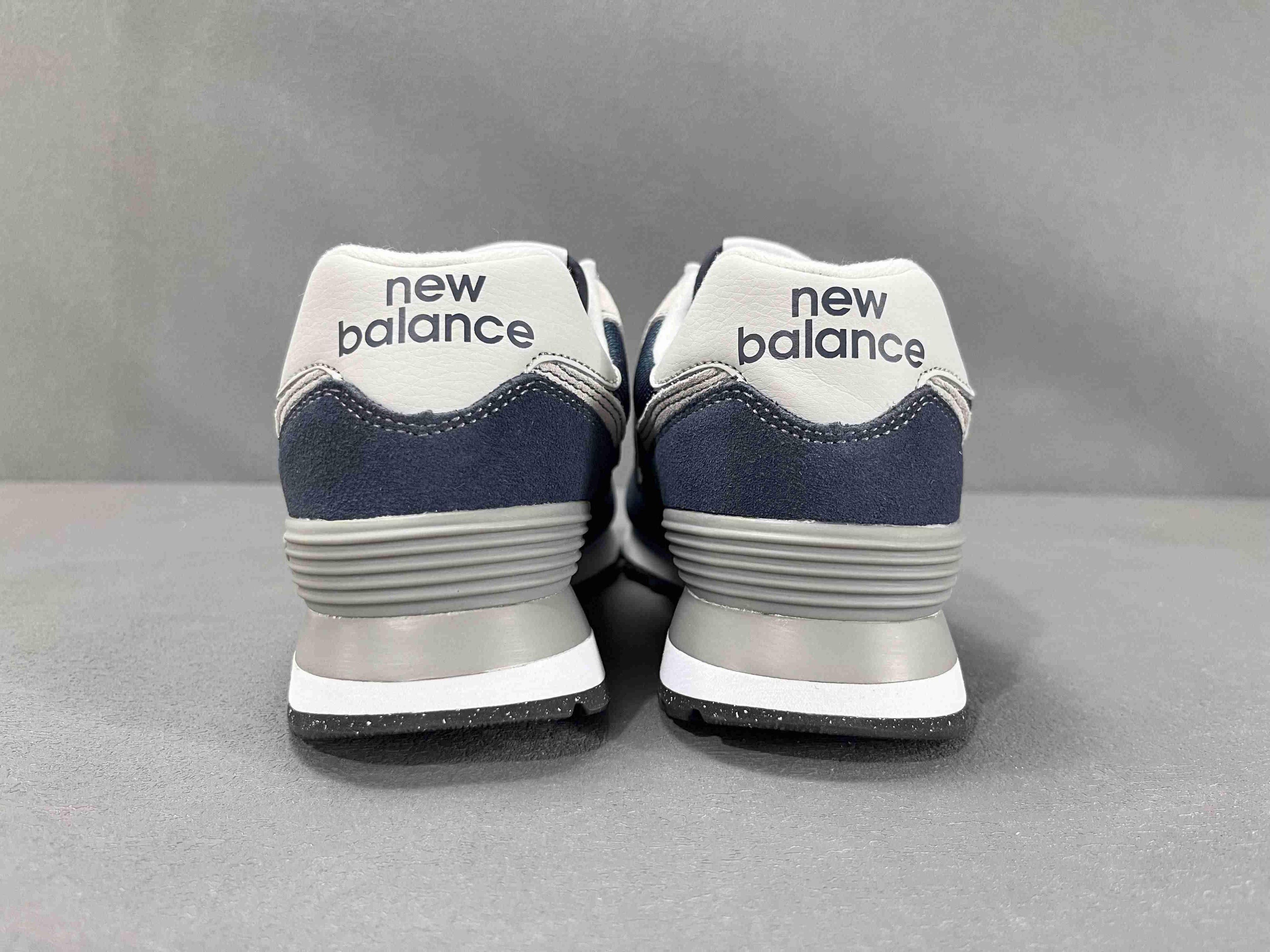 New Balance 574 Navy White