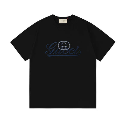Gucci T-Shirt Black Crewneck Premium Cotton – Luxury Casual Wear