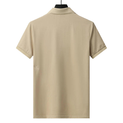 Burberry Light Brown T-Shirt With Collar