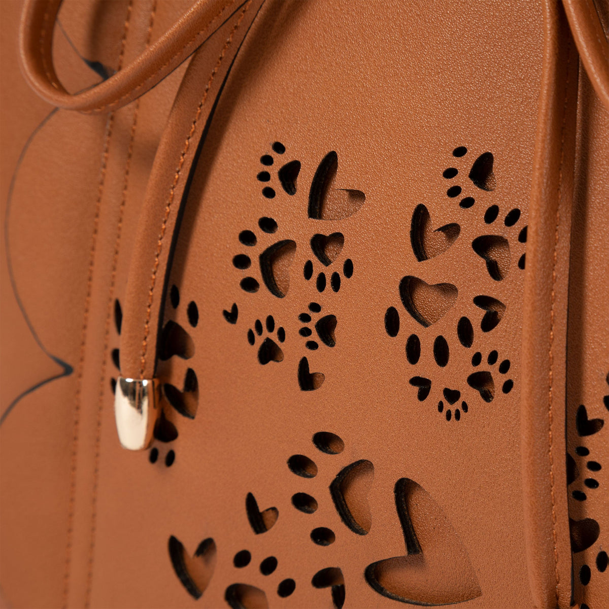Bow &amp; Hearts Paw Print Handbag
