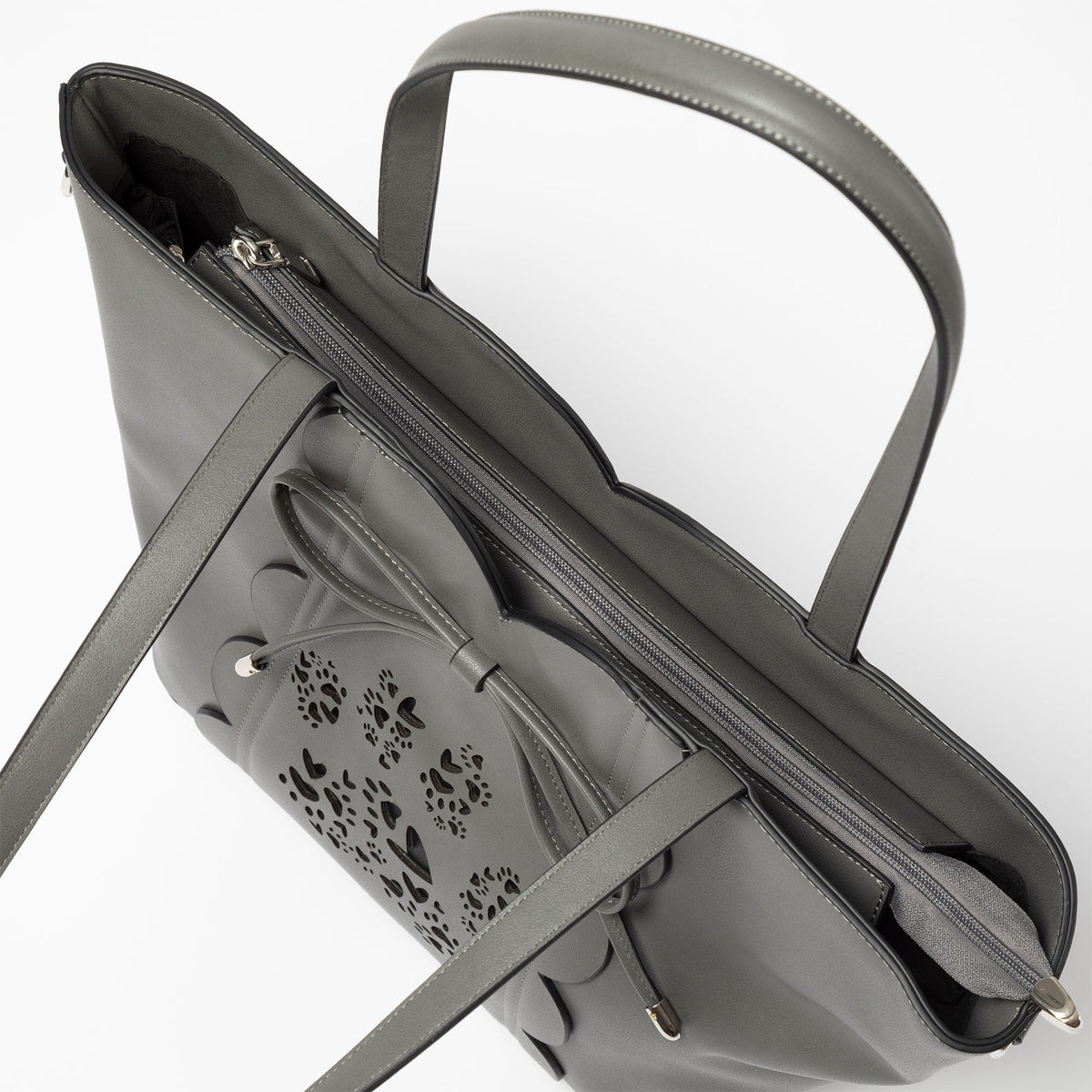 Bow &amp; Hearts Paw Print Handbag