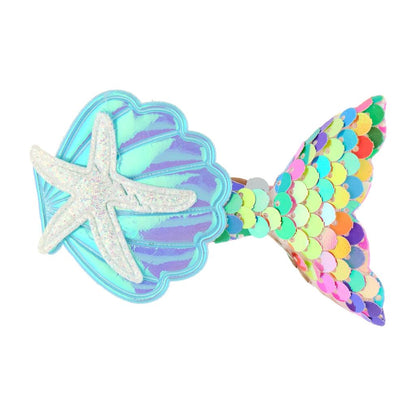 Eklips Oyster Mermaid Tail Kids Hair Clip for Gentle Hold 1 pc