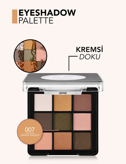 Flormar 9-Color Eyeshadow Palette Matte &amp; Shimmer 9g