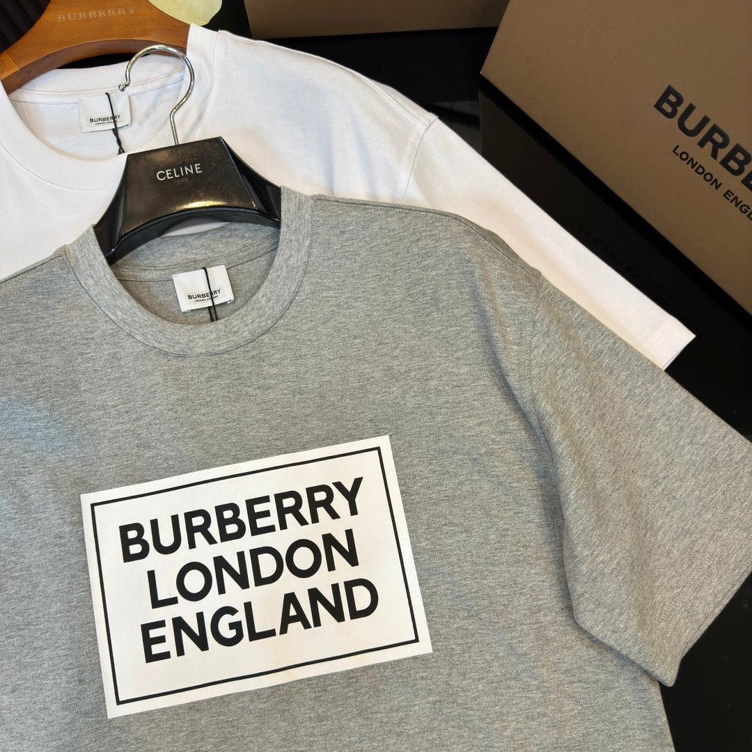 Burberry Grey T-Shirt Without Collar
