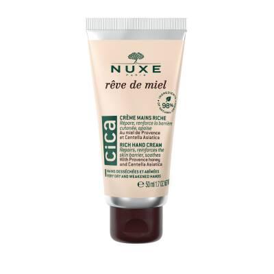 Nuxe Reve De Miel: Intensive Honey Hand Cream for Dry, Damaged Skin | Repairing &amp; Moisturizing with Centella Asiatica