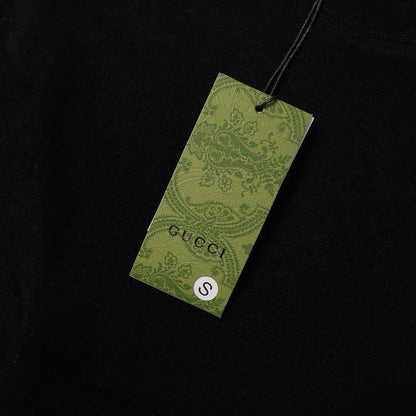 Gucci T-Shirt Without Collar | Black Cotton Tee – Effortless Style