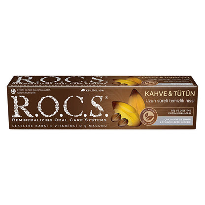 ROCS Coffee &amp; Tobacco Toothpaste 60ml