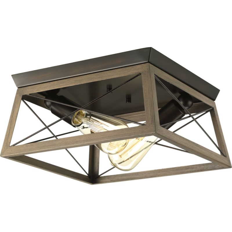 Progress Lighting Briarwood Collection Two-light Flush Mount