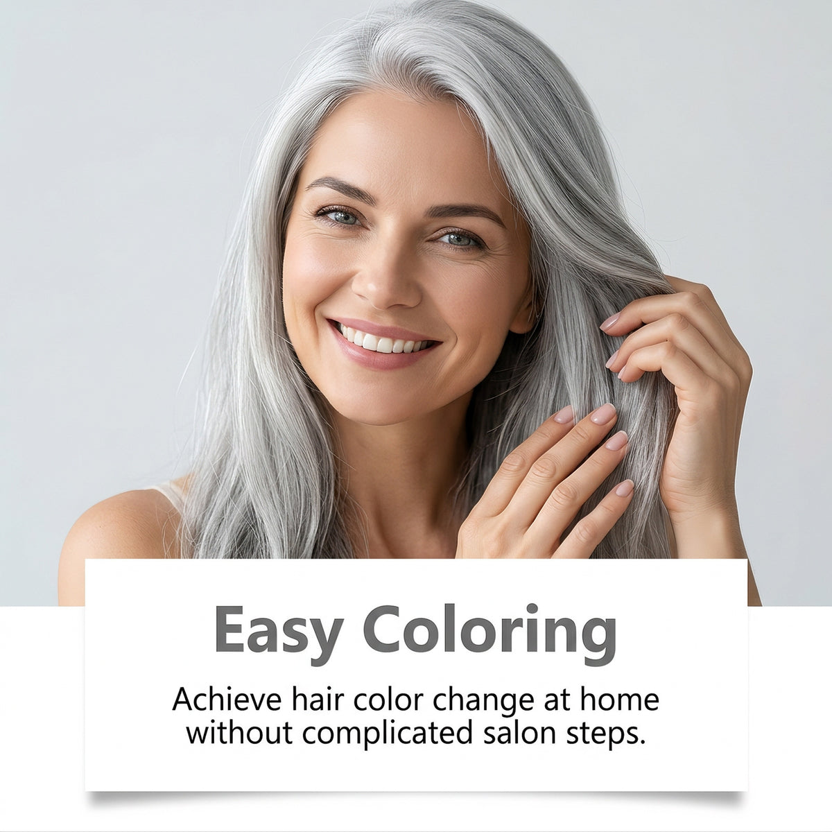 Fashion cool tone hair care clean hair easy to rinse