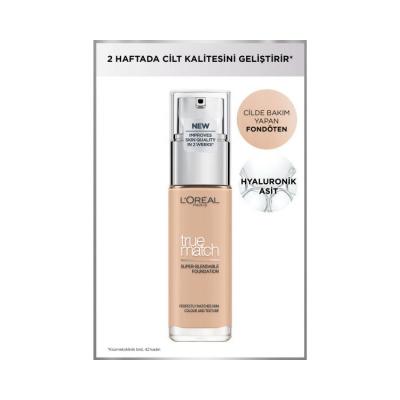 Loreal Paris True Match Foundation - Natural-Looking, Moisturizing &amp; Long-Lasting Makeup for All Skin Types