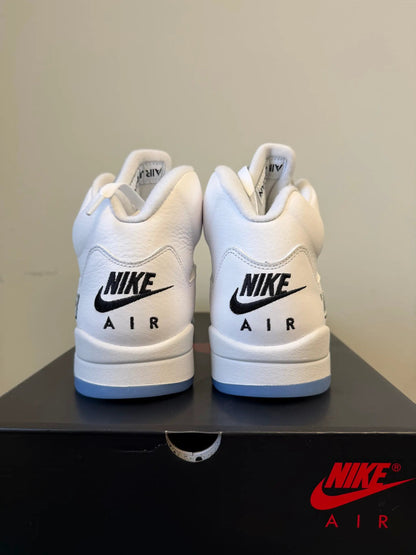 New Nike Jordan 5 Retro White Metallic 2026 Shoes by Stvshbox
