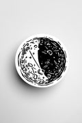 Half Moon Sticker