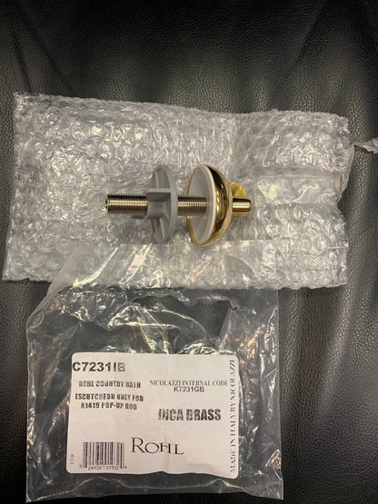 Rohl C7231IB Country Bath Escutcheon Only for The A1419 A1418 &amp; Cnzremote Pop-Up