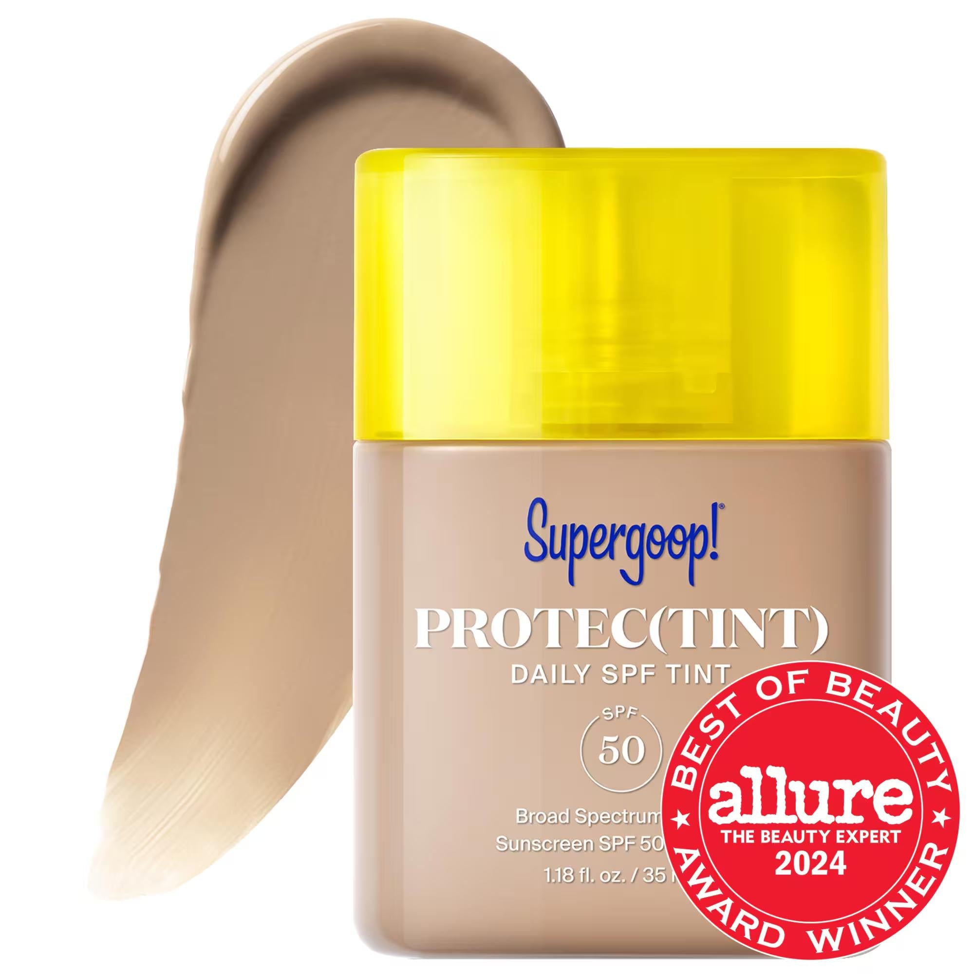 Protec(tint) Daily SPF 50 Tinted Sunscreen with Ectoin - Lightweight, Buildable Coverage &amp; Natural Finish
