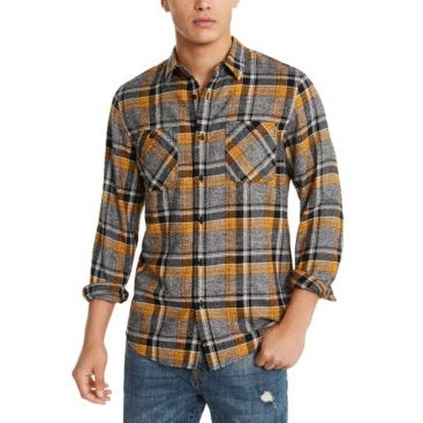 American Rag Mens Plaid Shirt