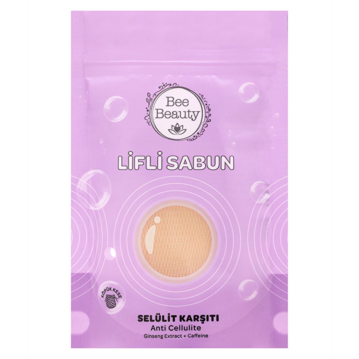 Bee Beauty Anti-Cellulite Soap: Ginseng &amp; Caffeine for Smoother Skin | Cellulite Reduction &amp; Exfoliation