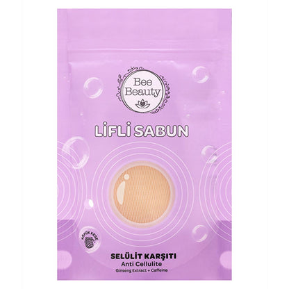 Bee Beauty Anti-Cellulite Soap: Ginseng &amp; Caffeine for Smoother Skin | Cellulite Reduction &amp; Exfoliation