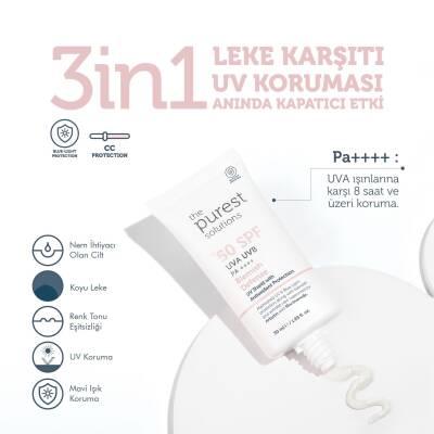 The Purest Solutions Face Sunscreen SPF50+ - Anti-Aging Skincare with Arbutin &amp; Niacinamide