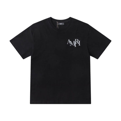 Amiri Black T-Shirt Without Collar