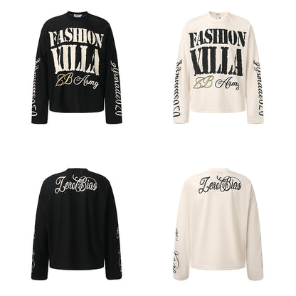 High Sense Letter Print Design Men&