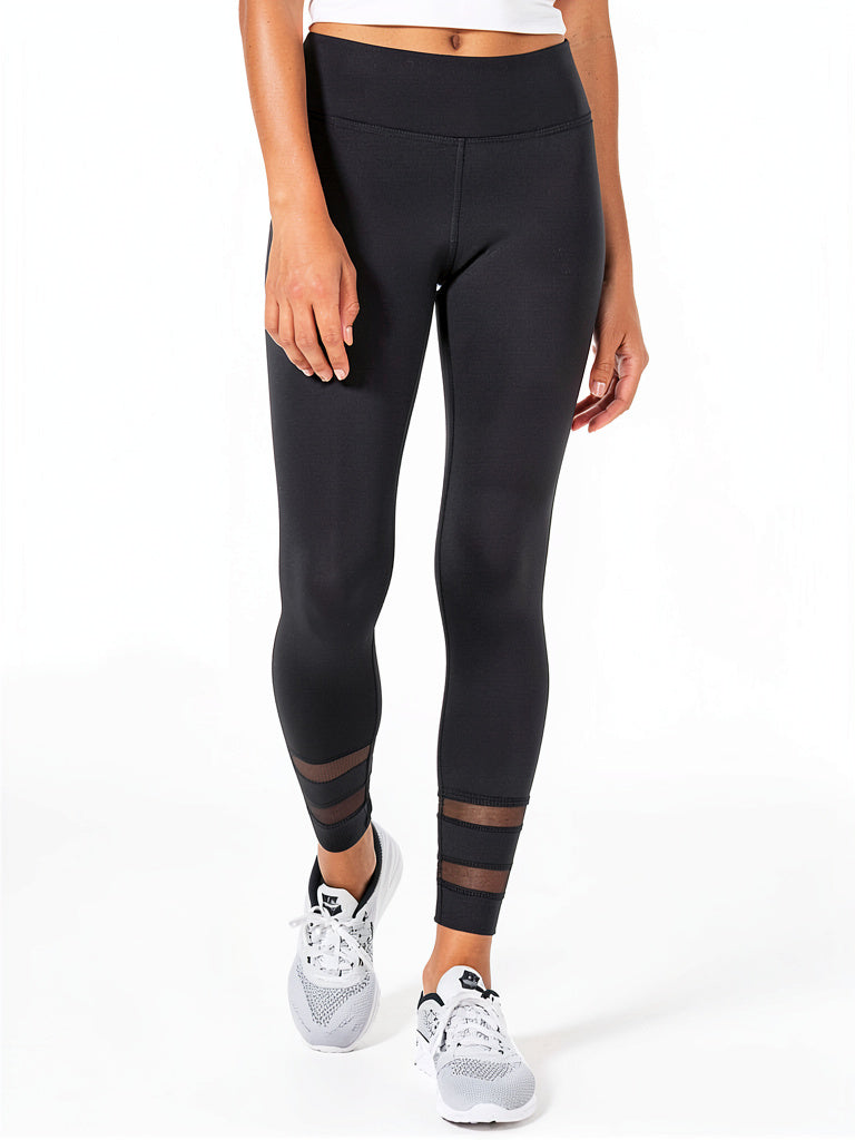Freshman Juniors Mesh-Inset Leggings, Size Large
