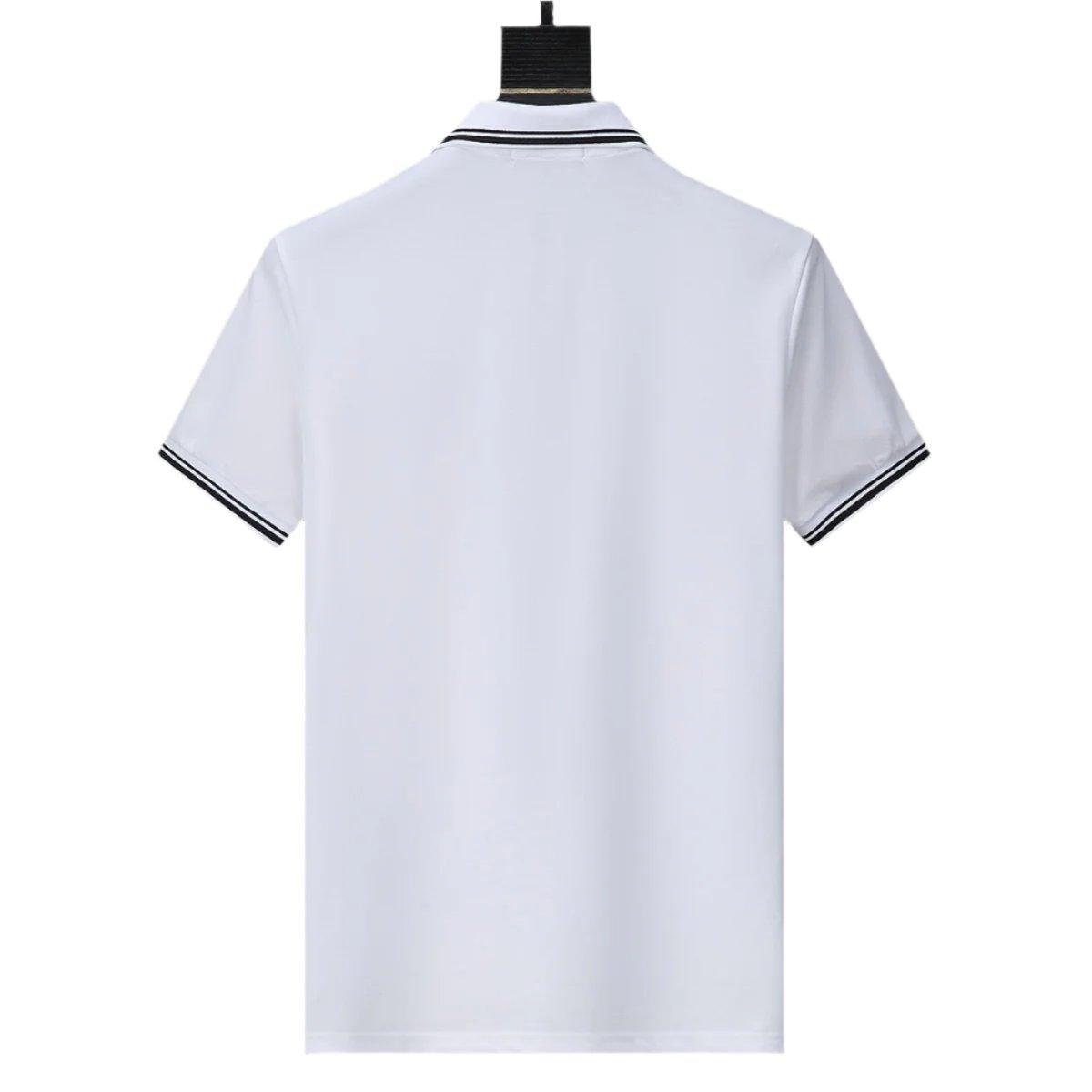 Dolce Gabbana White T-Shirt With Collar