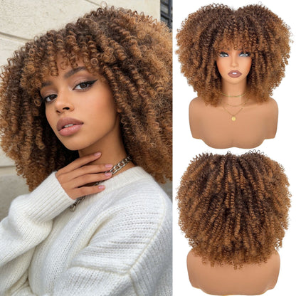 Short Curly Synthetic Wigs