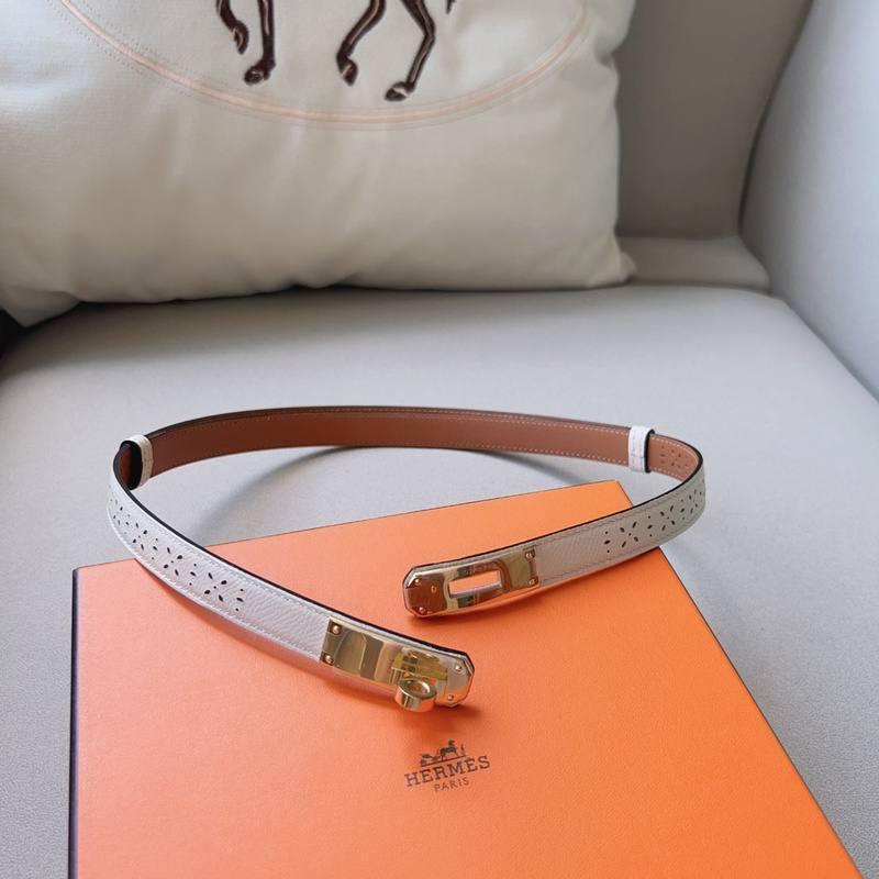 Hermes Men Gold Buckle Belt &