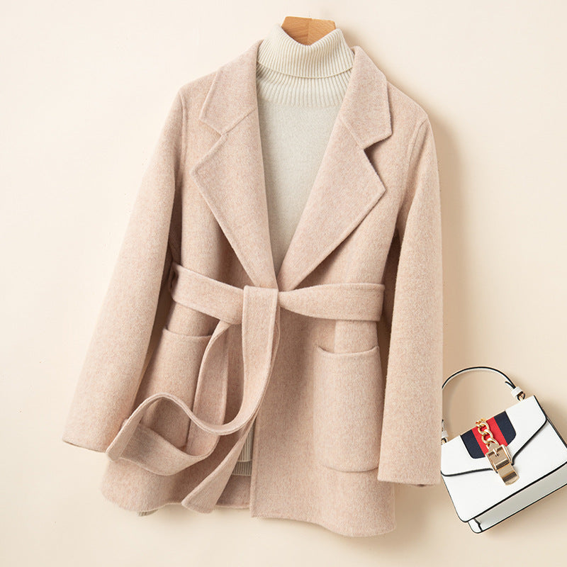 Winter and autumn cashmere coat and woolen jacket