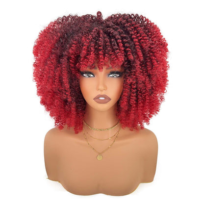Short Curly Synthetic Wigs