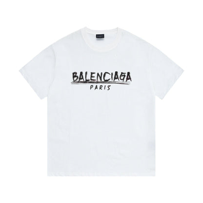Balenciaga White T-Shirt Without Collar