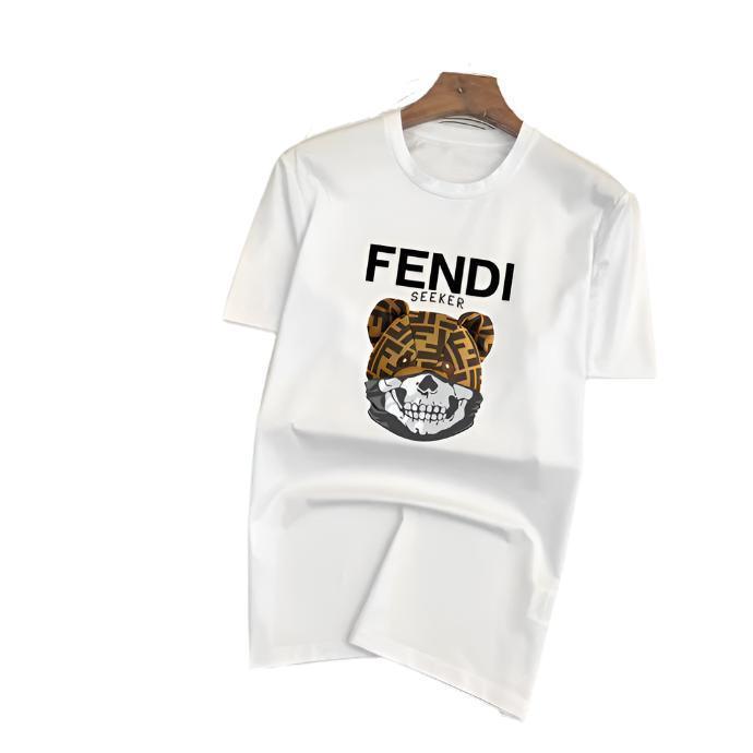 Fendi T-Shirt Head Bear without Collar &