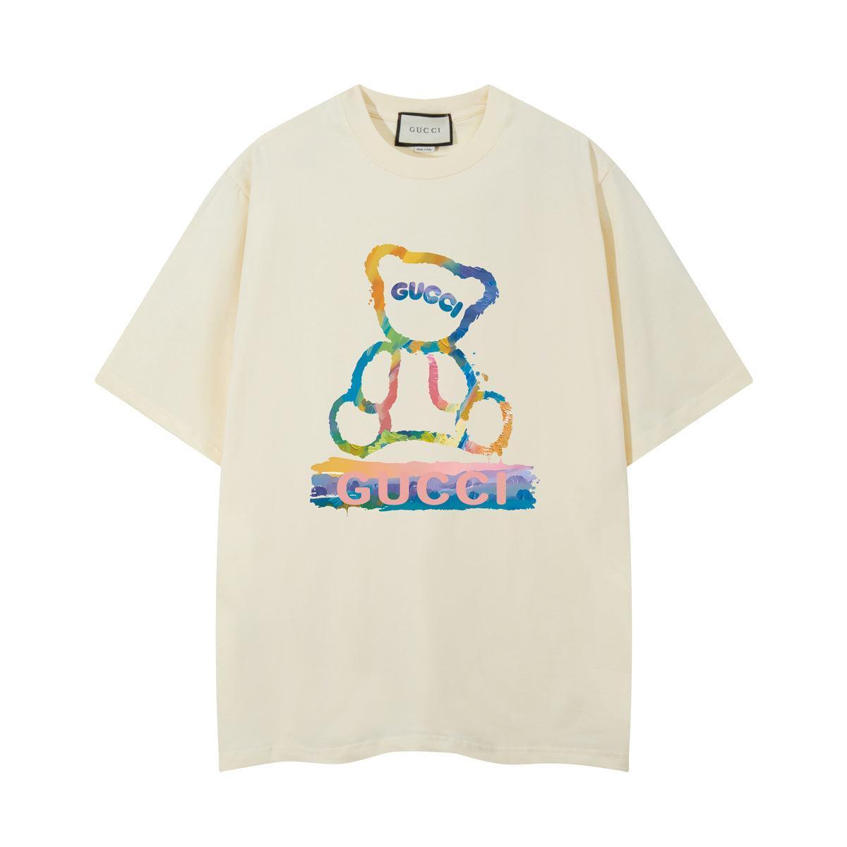 Gucci Beige Crew Neck T-Shirt – Premium Cotton Casual Tee