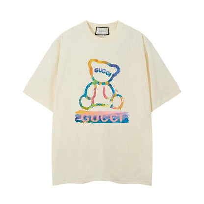 Gucci Beige Crew Neck T-Shirt – Premium Cotton Casual Tee