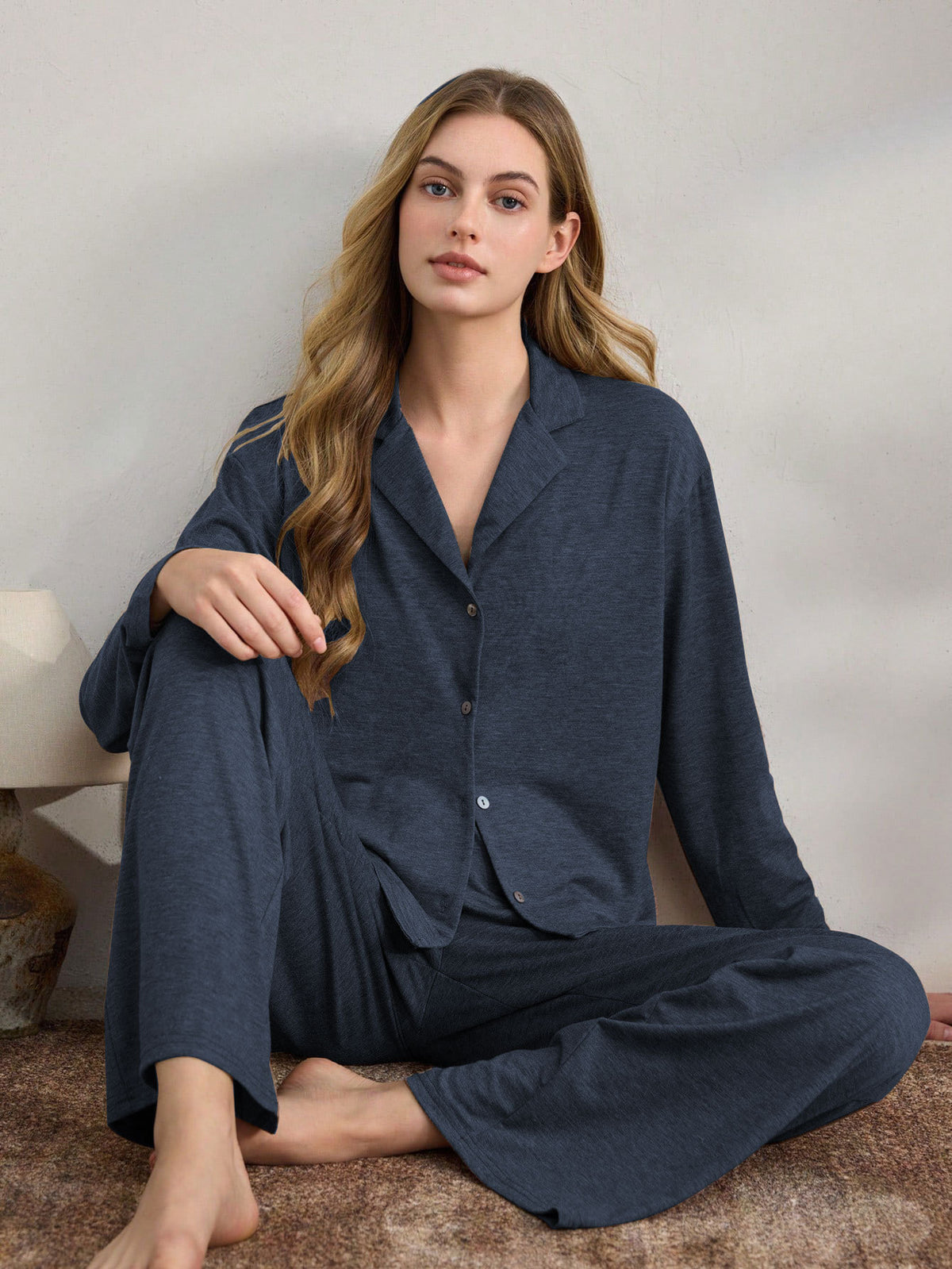 Womens Long Sleeve Pajama Set