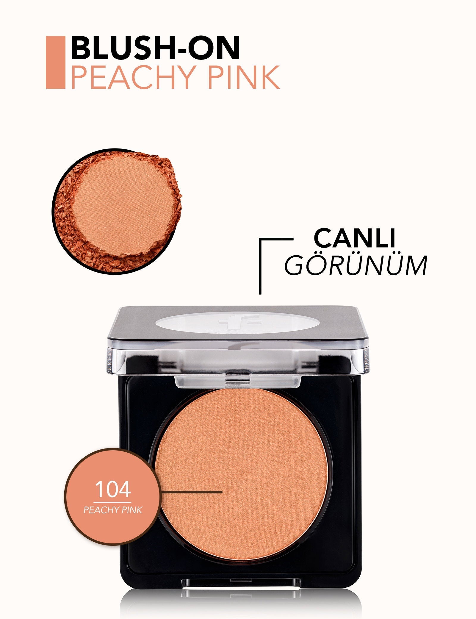 Flormar Blush-On Shimmering Compact Powder Blush 6g