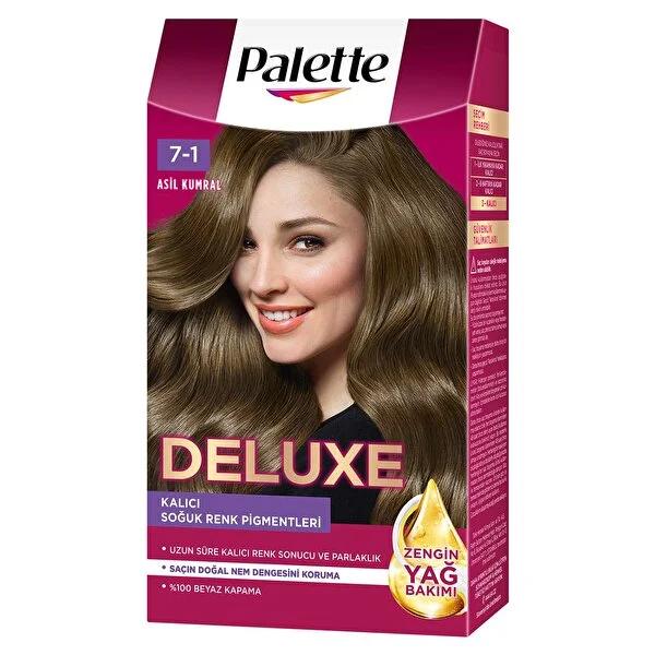 Palette Deluxe Ash Blonde Hair Dye: Long Lasting Color, Grey Coverage, Natural Oils - Vibrant &amp; Shiny At-Home Hair Color