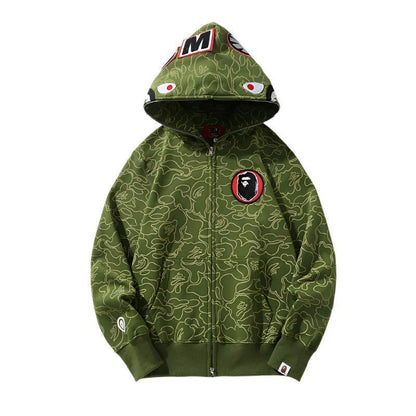 BAPE Line Camo Shark Full Zip Hoodie A Bathing Ape &