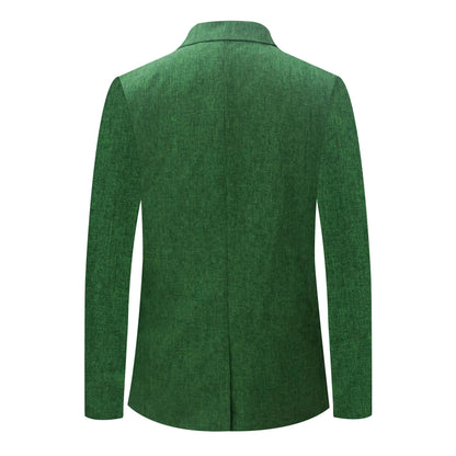 Mens Casual Solid-colormulti-color Suit Jacket