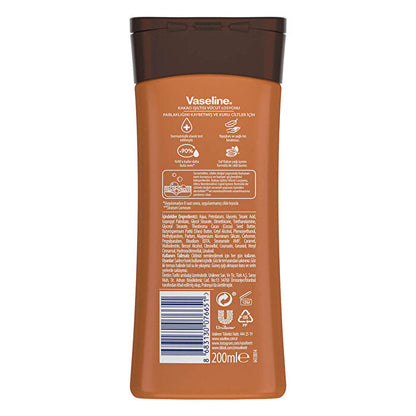 Vaseline Cocoa Glow Body Lotion 200ml - Deep Moisturizing Formula | Hydrating