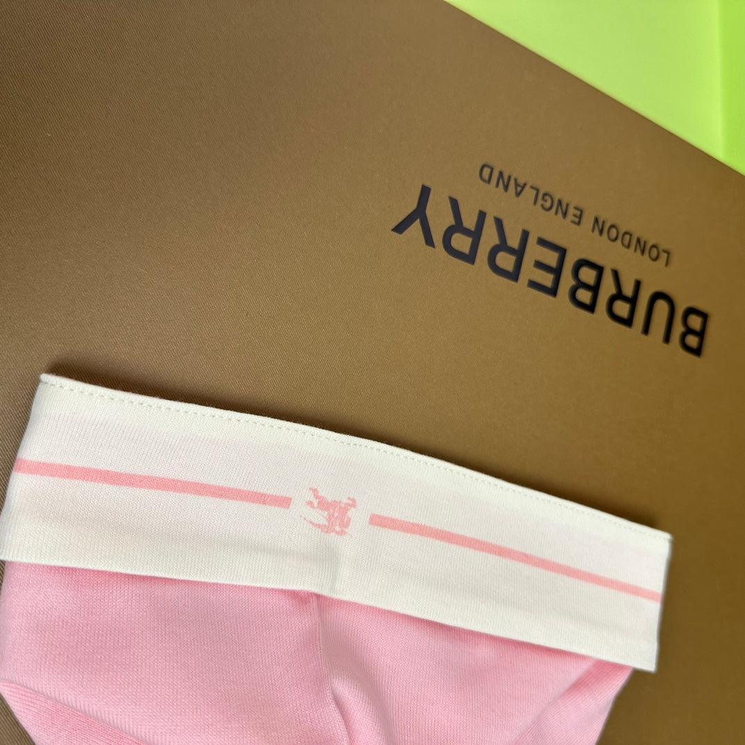 Burberry Pink T-Shirt Without Collar
