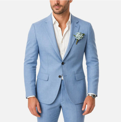 Digital Print Slim Fit Suit Set