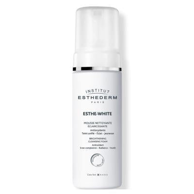 Institut Esthederm Esthe White Cleansing Foam: Gentle Brightening Face Wash for Dark Spot Prevention &amp; Anti-Aging | Radiant Skin, 5.07 fl oz