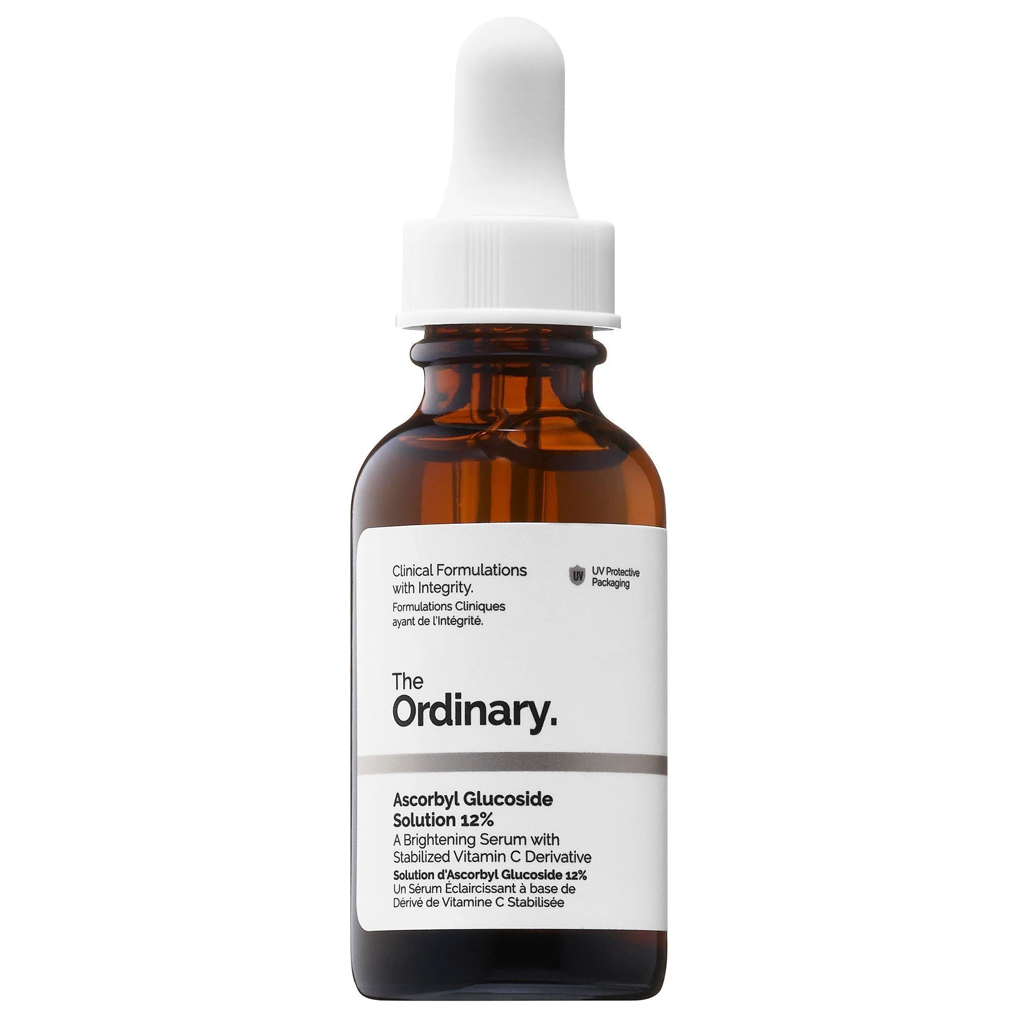 The Ordinary Ascorbyl Glucoside Solution 12% - Vitamin C Serum for Skin Brightening &amp; Dark Spot Correction