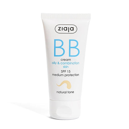 Ziaja Natural Tone BB Cream for Oily &amp; Combination Skin 50ml